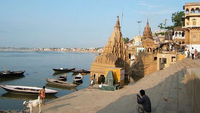 Scindia Ghat is quite a picturesque and peaceful place