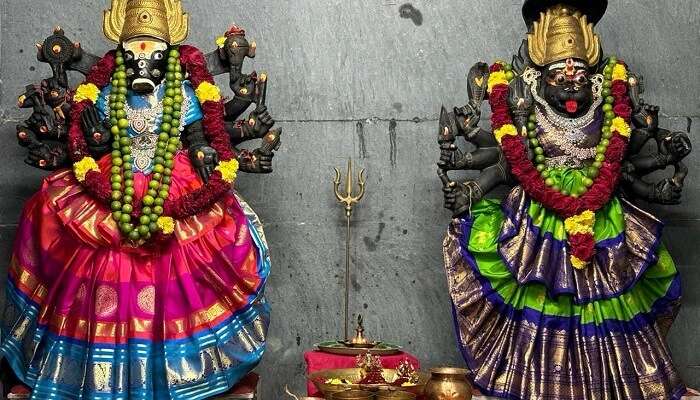 Statue of Maa Varahi in The Arulmigu Sri Nava Sakthi Maha Varahi Amman Temple