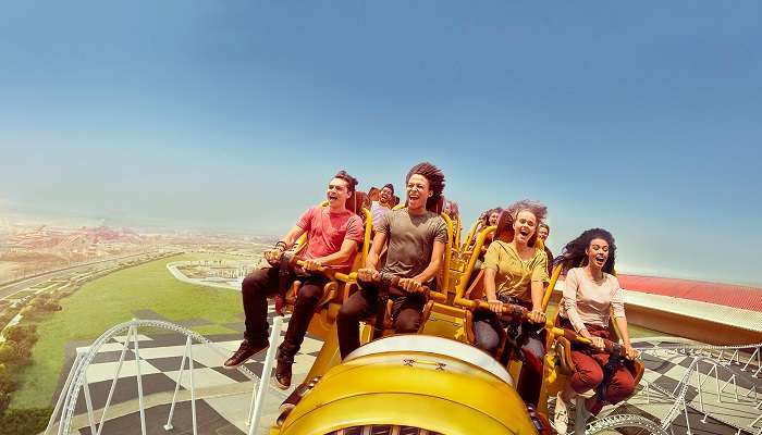 Ferrari world is one of the best Abu Dhabi theme park.