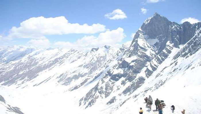 Himalayan-capped mountains.