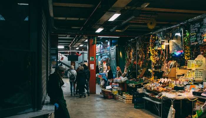 Commercial Street one of the best places to visit in Bangalore at night for shopping