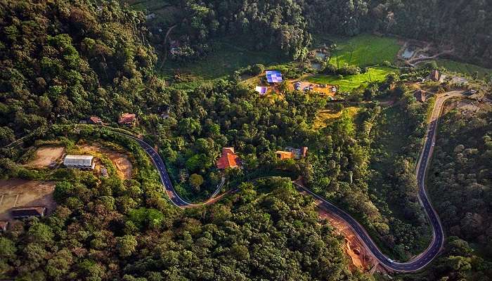 The view of Coorg, one of the best places in south India in April