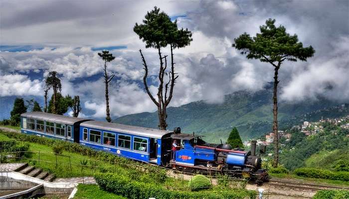 View of a Toy train