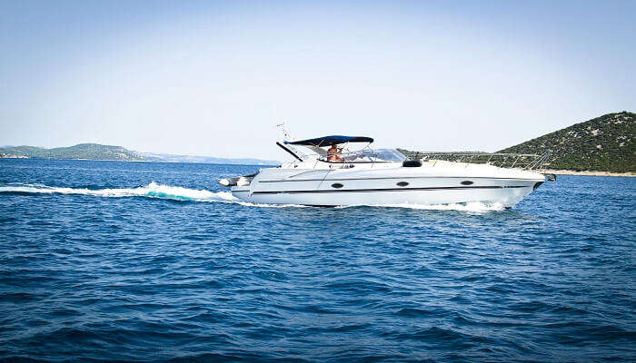 The view of the boat.