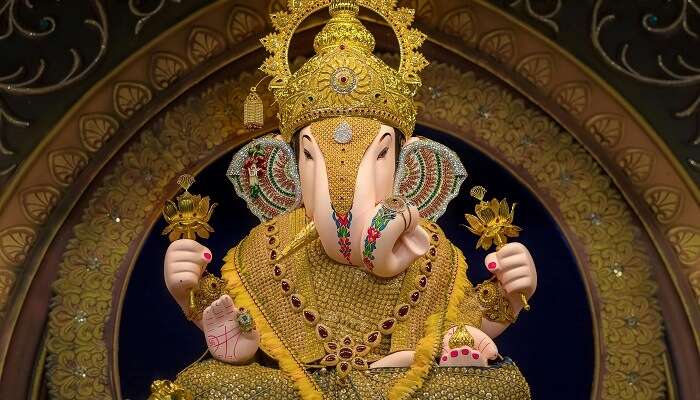 The view of Ganesh Temple