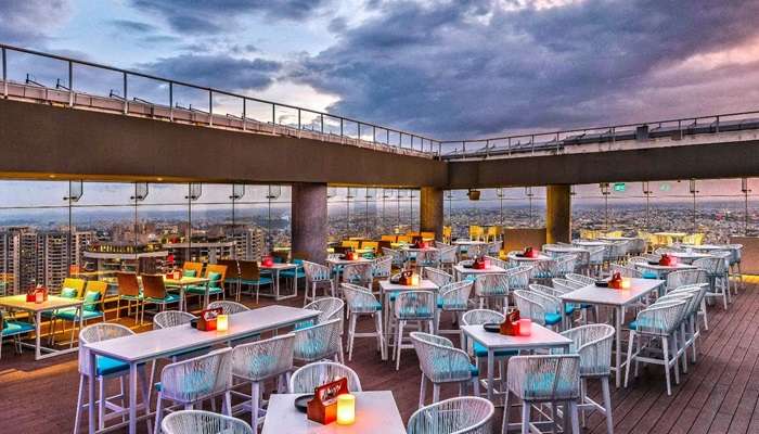 High Ultra Lounge among the beautiful places to visit in Bangalore at night