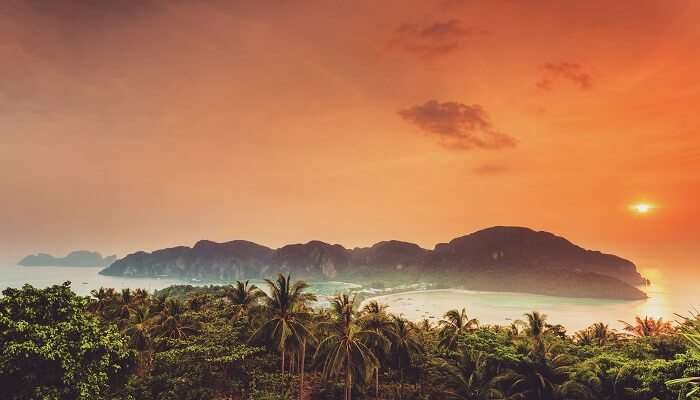Sunset from Phi Phi Viewpoint