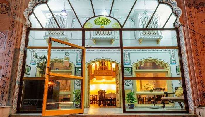 a lavish ambiance