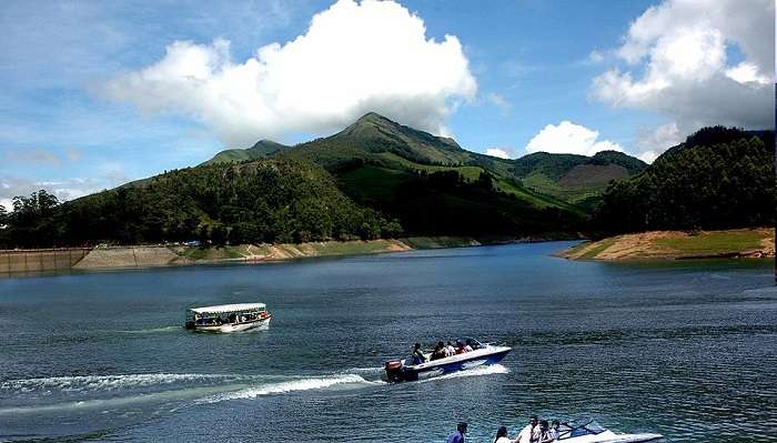 Boating in Thekkady is one of the best things to do in South India in April