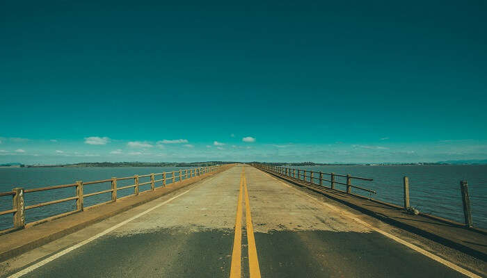 The view of Arrah-Chappra Bridge