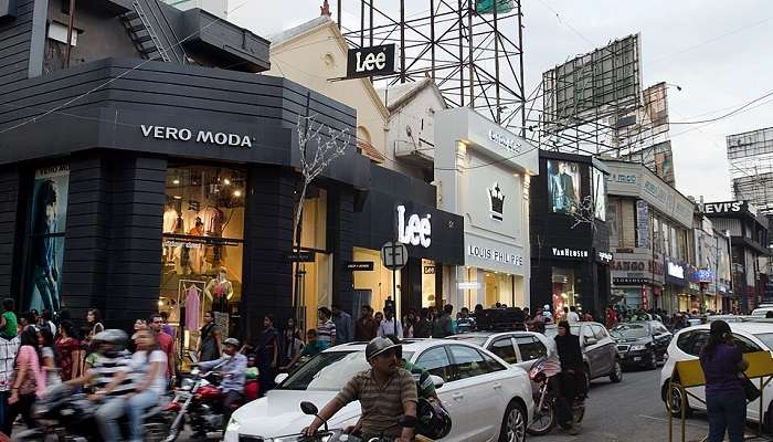 Brigade Road is one of the most bustling places to visit in Bangalore with friends