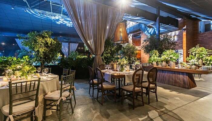 Skyye Lounge among the beautiful places to visit in Bangalore at night