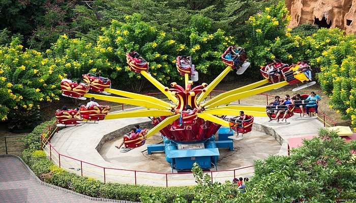Wonderla Amusement-Park in bangalore to visit for 2 days.