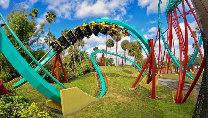 Roller coster in Wonderla