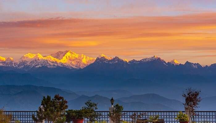 पेलिंग में कंचनजंगा व्यूपॉइंट