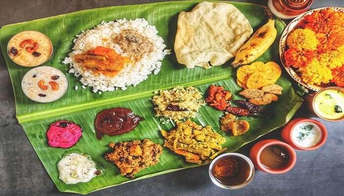 ओणम साद्य – पारंपरिक भोज का अनुभव