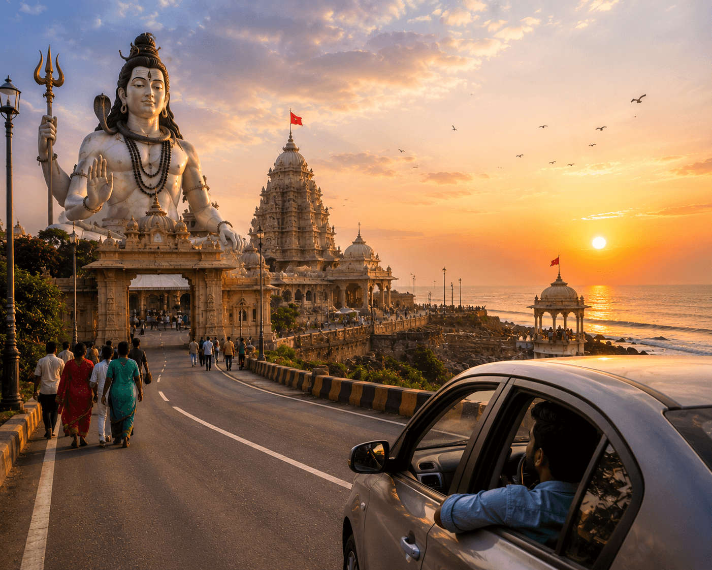 नागेश्वर मंदिर कैसे पहुँचे?