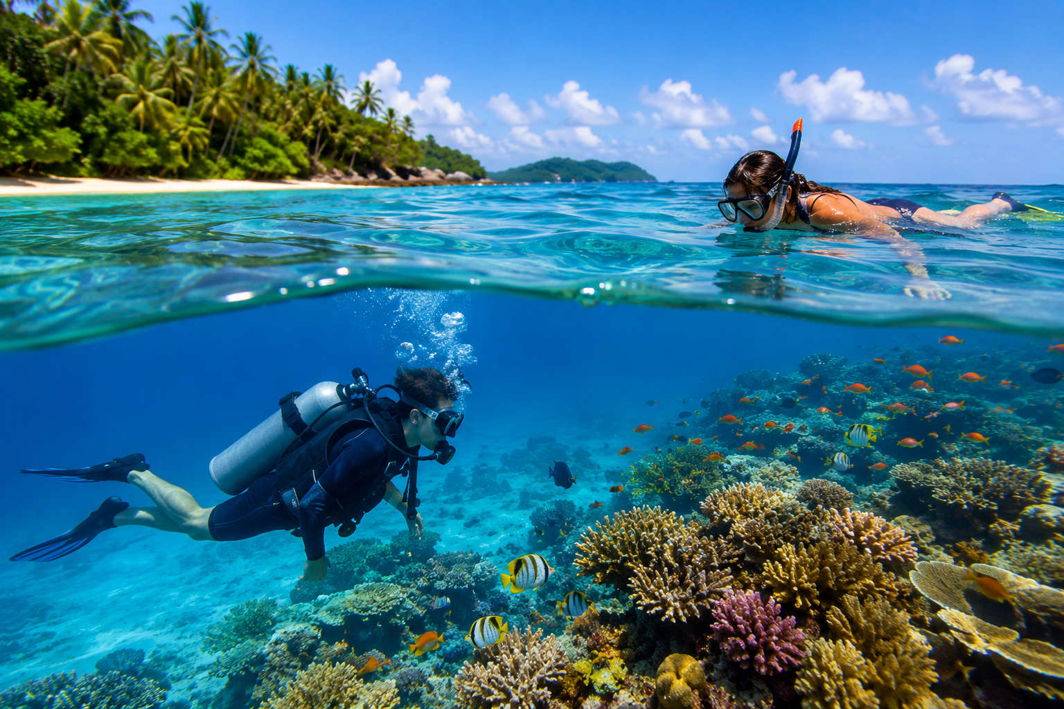 Scuba Diving & Snorkeling At Snake Island