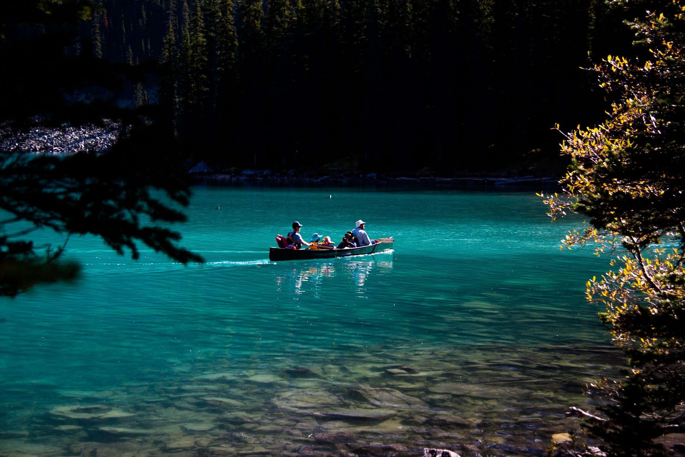 night kayaking