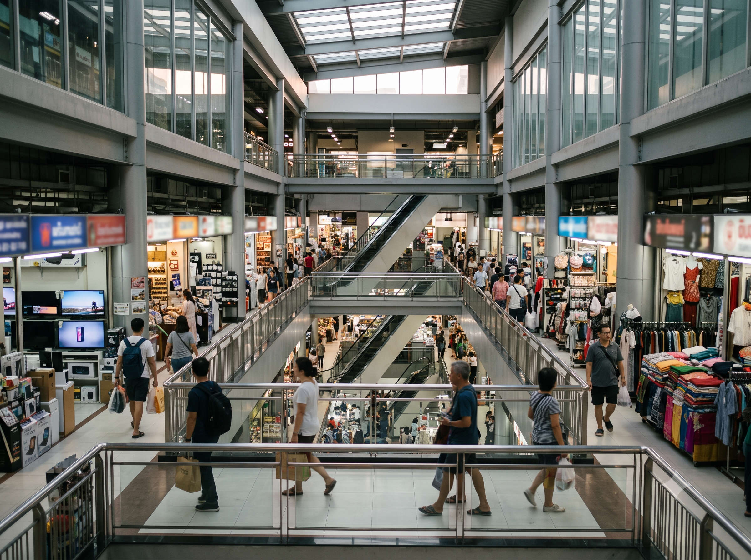 MBK Center shopping mall interior in Bangkok, , Thailand