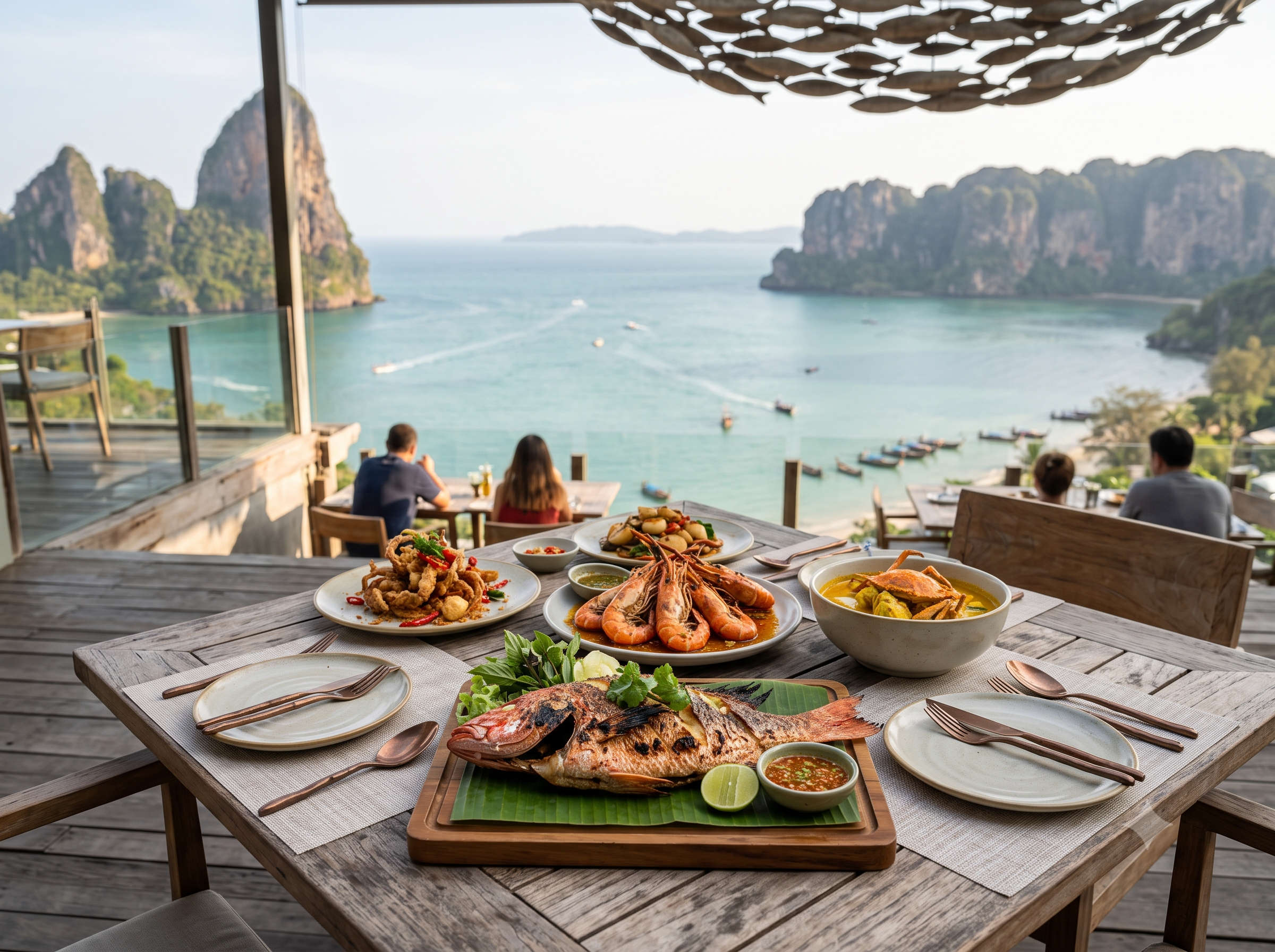 Best beachfront and sea-view dining in Ao Nang
