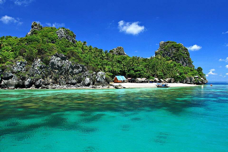 Gulf-island beach in Thailand