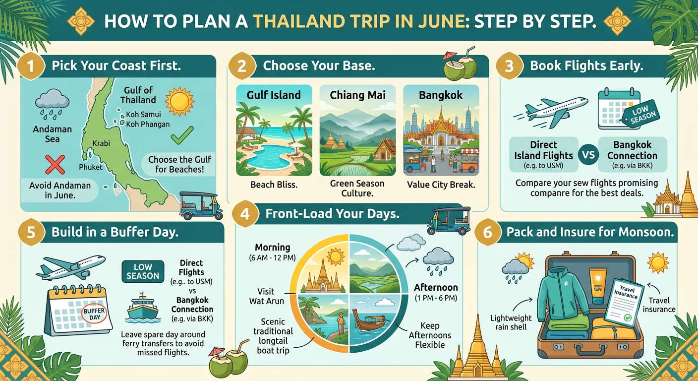 How to Plan a Thailand Trip in June Step by Step