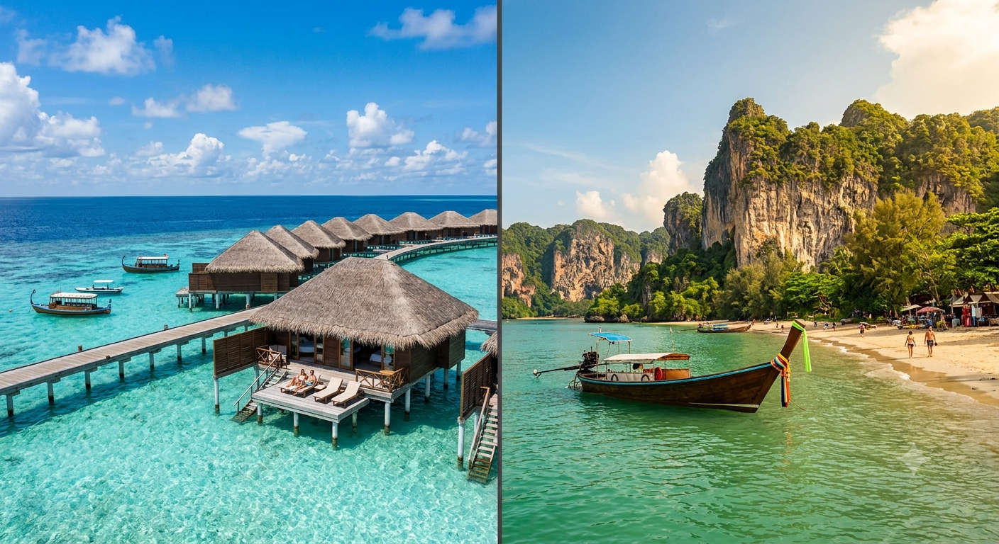 Cost & Budget: Which Is Cheaper From India, in INR Maldives vs Thailand at a Glance