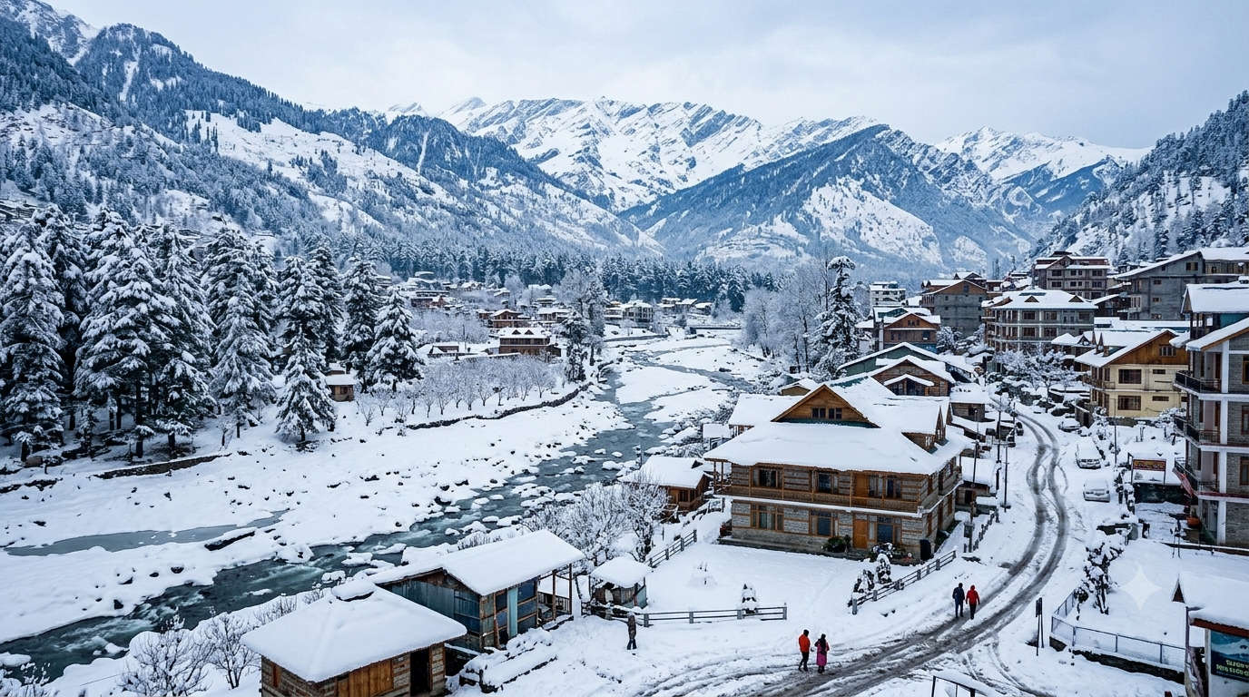 Manali in winter