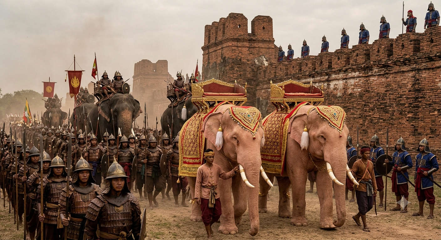 The War of the White Elephants and the Royal Tradition