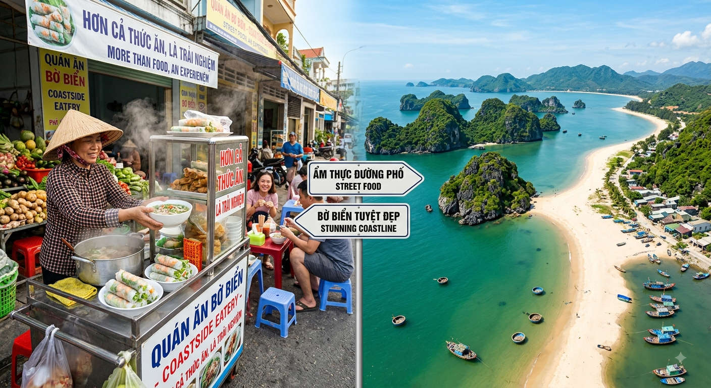 Vietnam a short hop for food and coastline