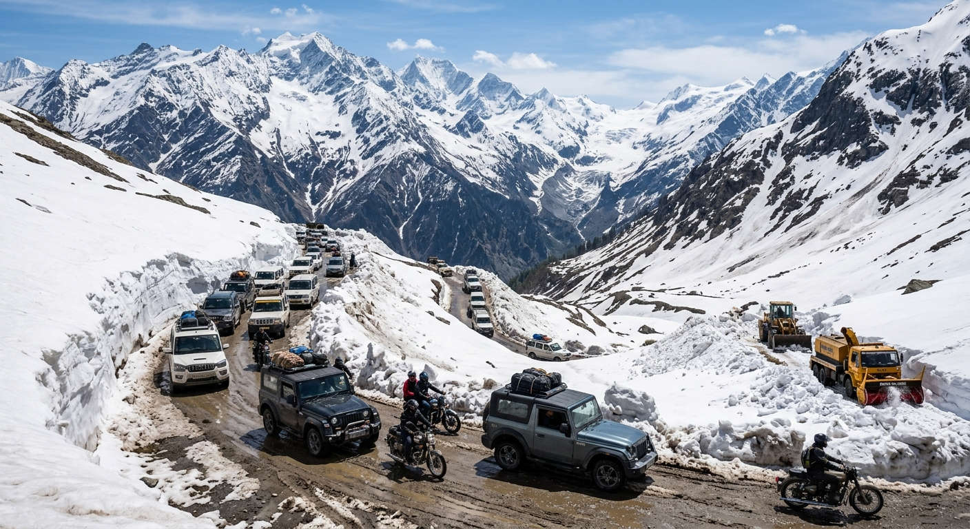 rohtang pass opening