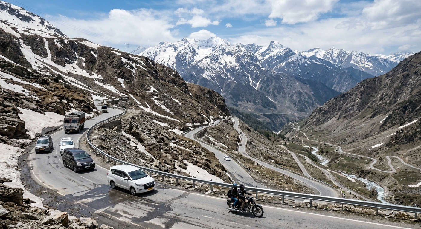 rohtang pass road