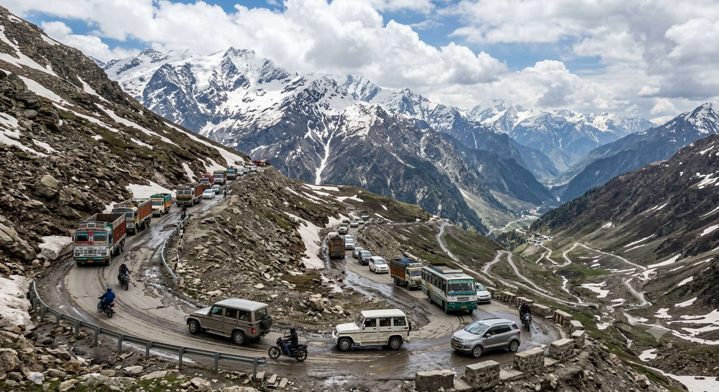 rohtang pass route