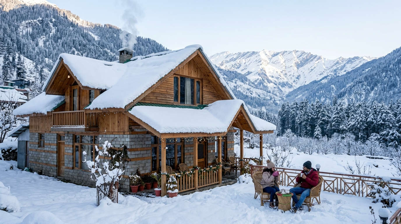 stay in Manali in winter