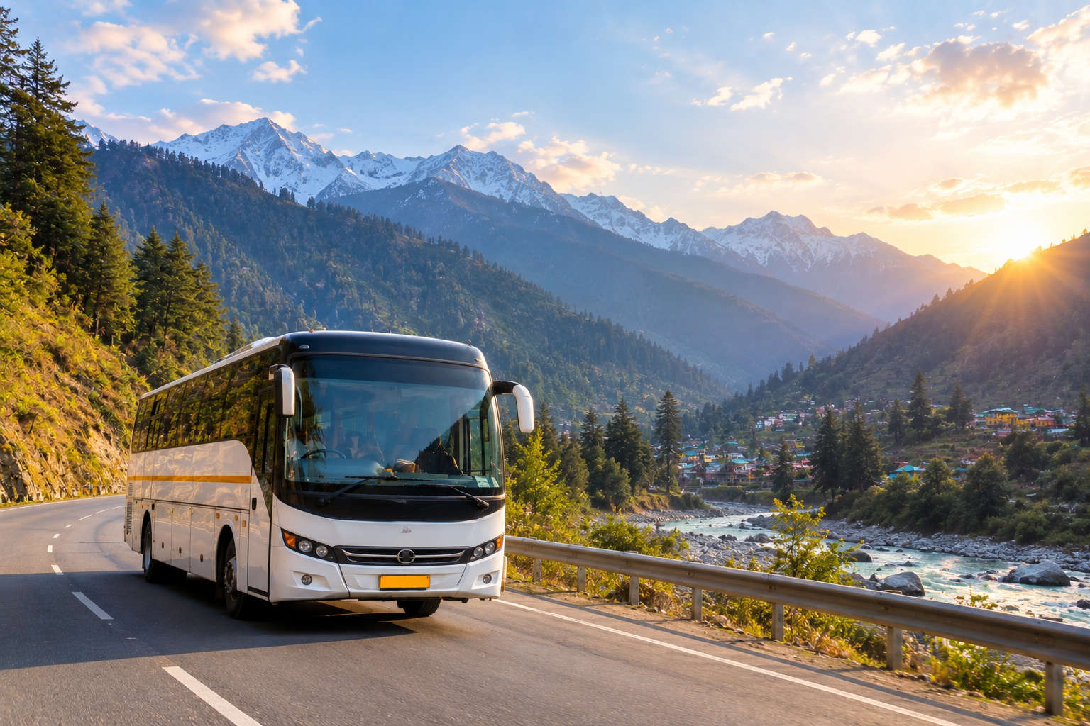 Best Time to Take the Bus from Delhi to Manali