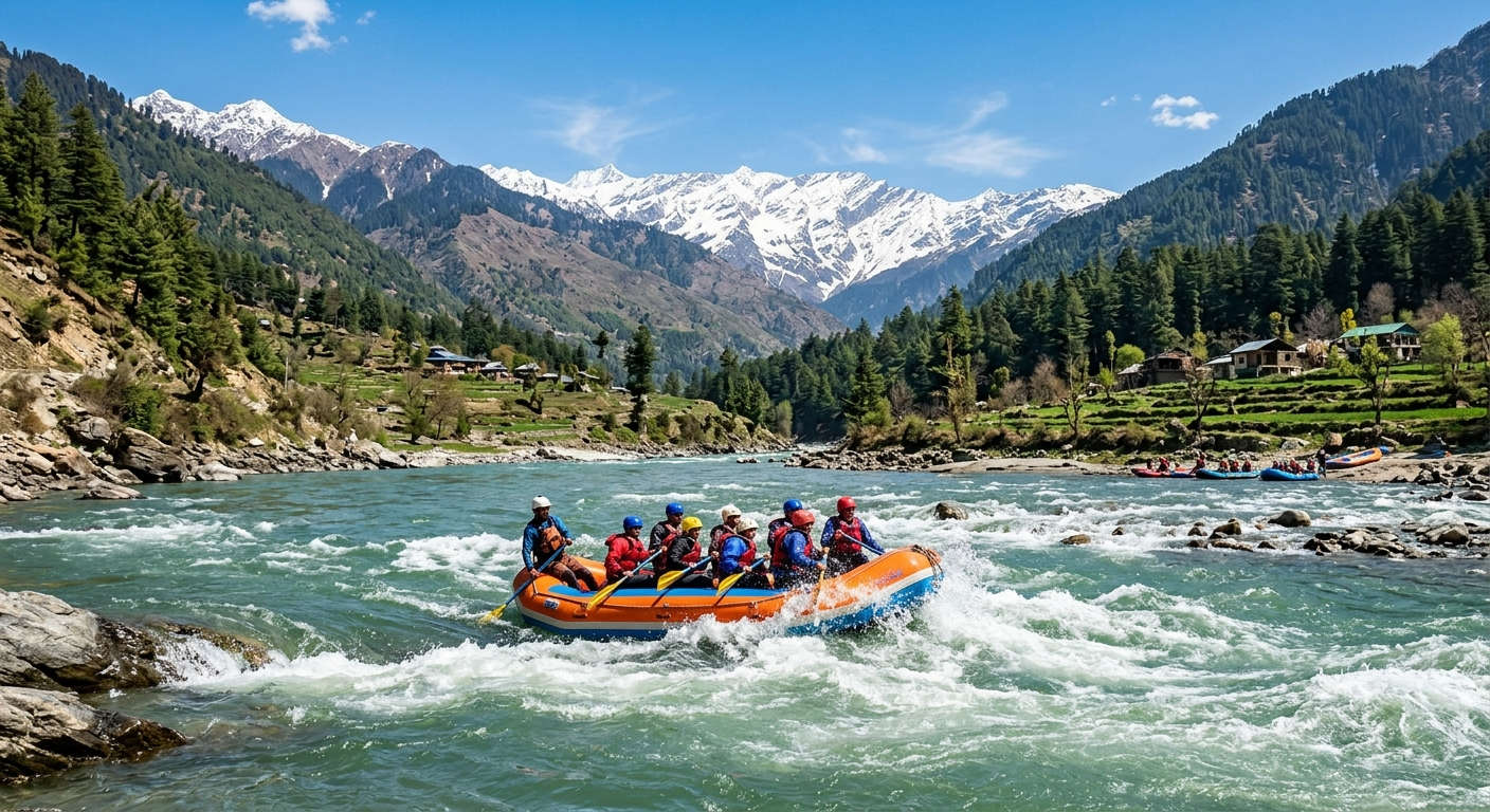 Best time for river rafting in himachal