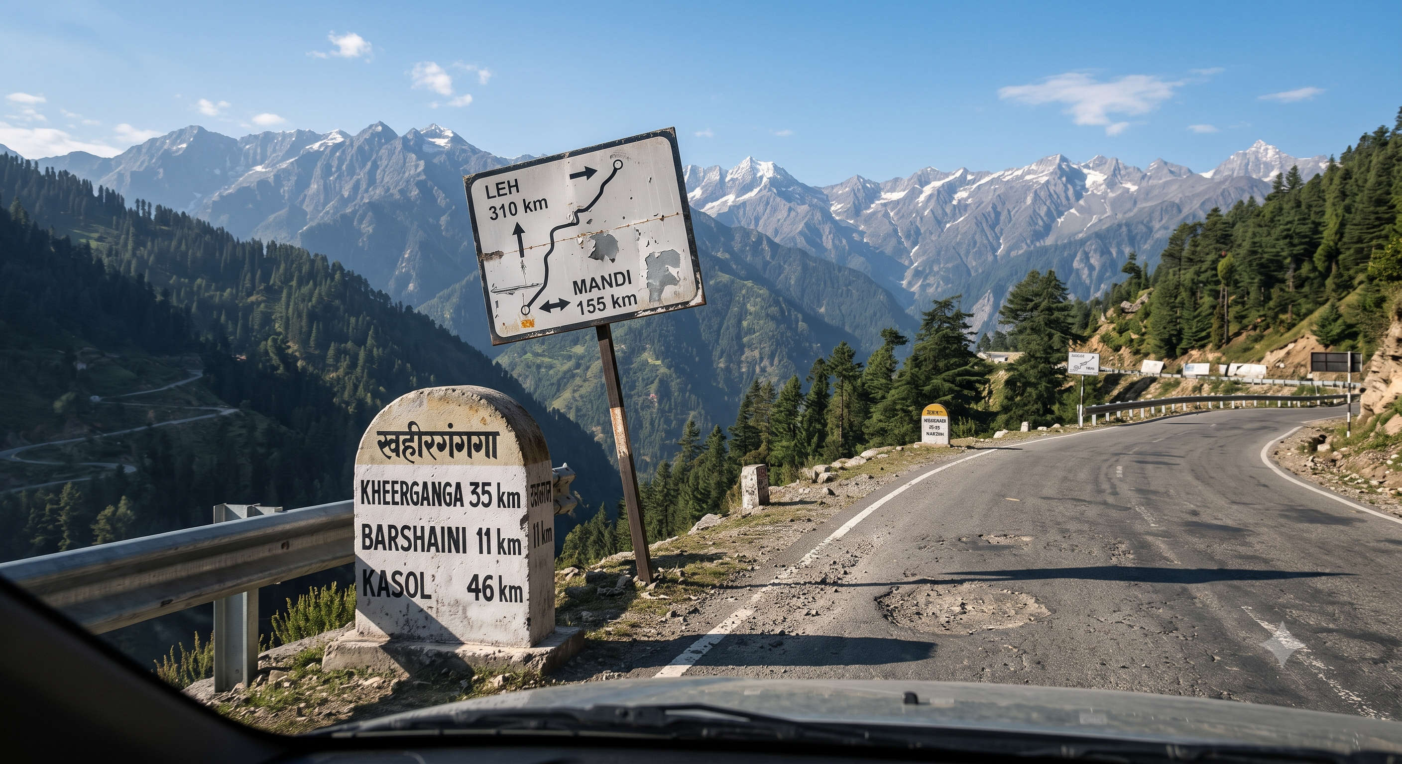 Kheerganga Trek Route and Distance