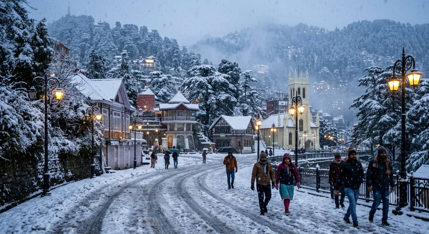 Month-by-Month Snowfall Probability in Shimla (Nov to Mar)