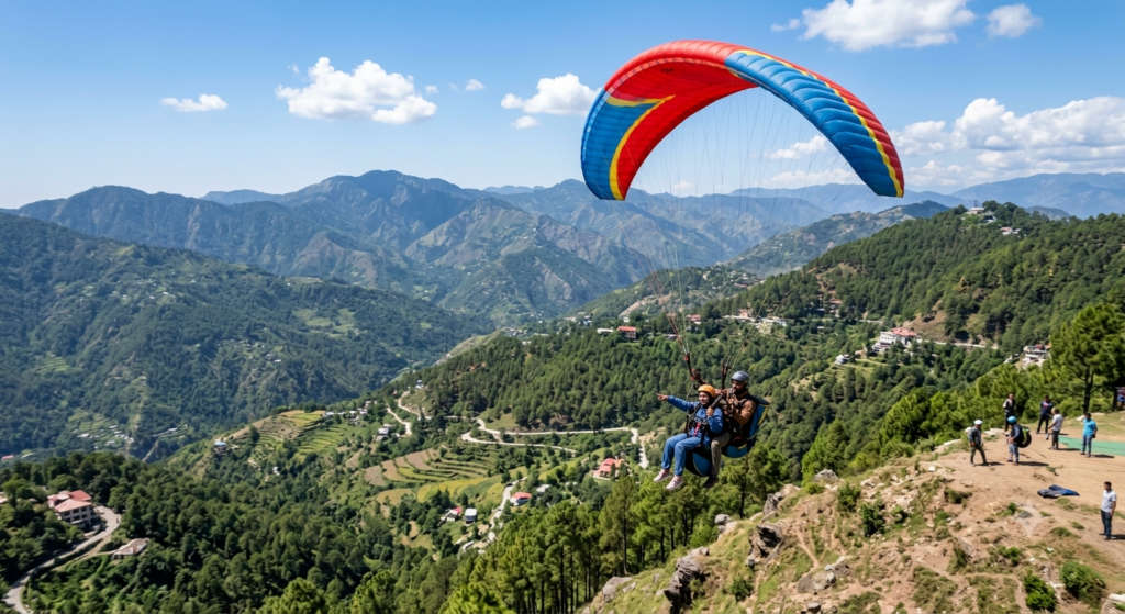 Paragliding in Kasauli