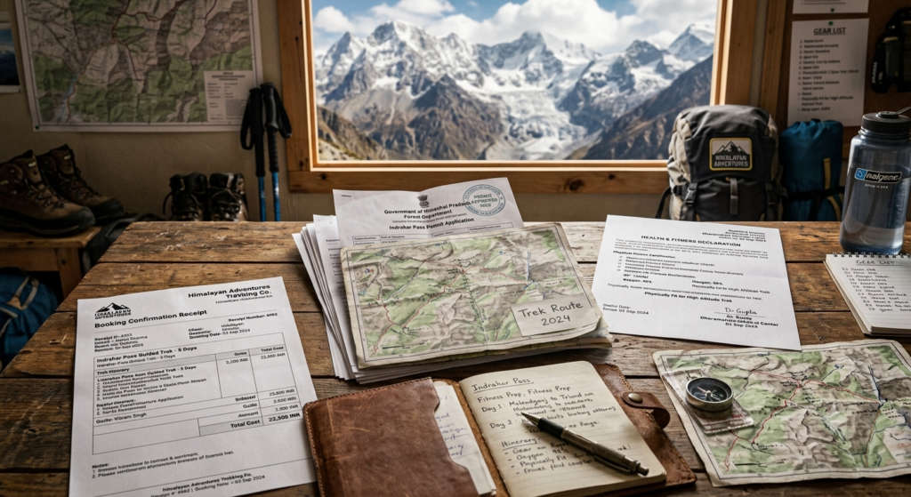 Permits, fitness and booking a guided trek