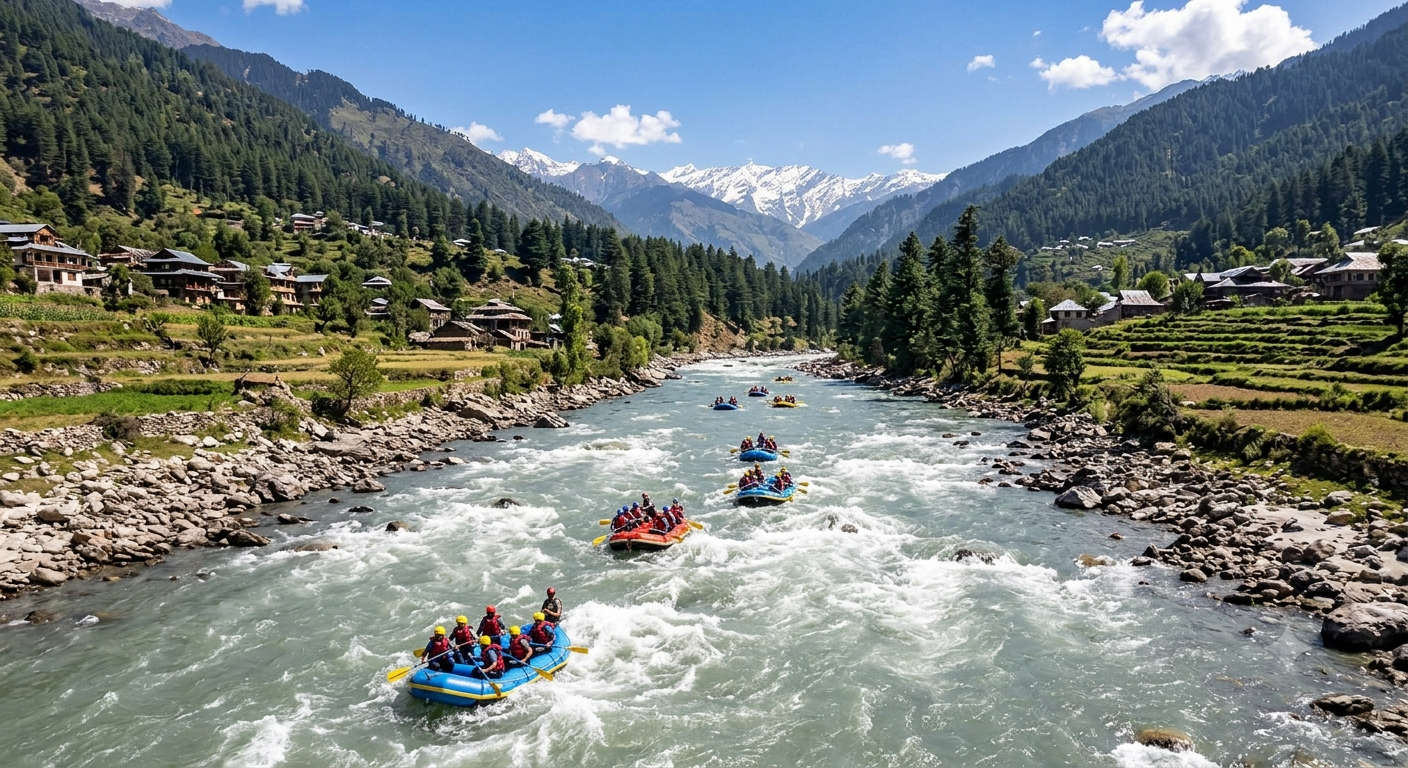 River Rafting In Kullu At A Glance