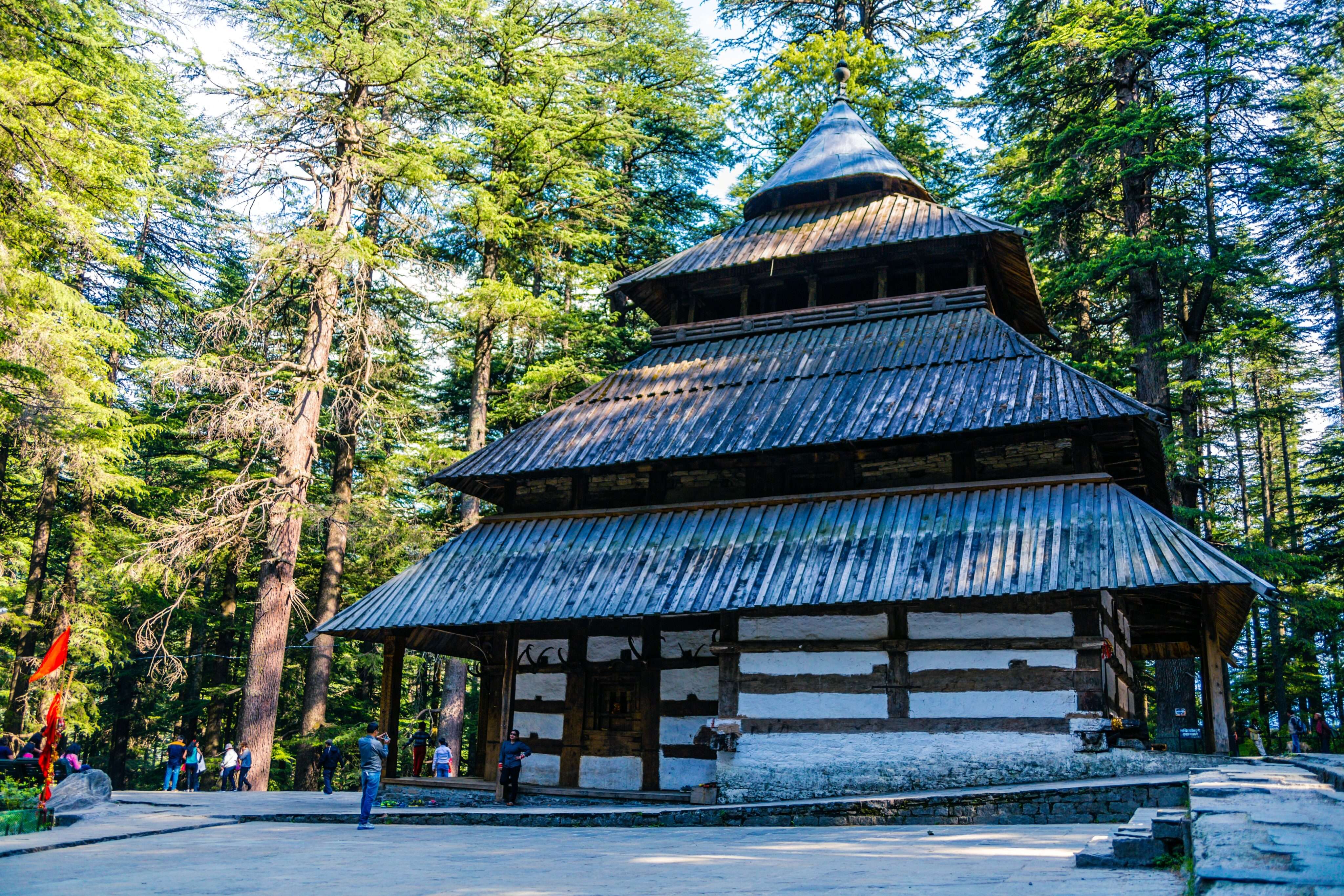 Beautiful Hadimba Devi Temple in Manali, India