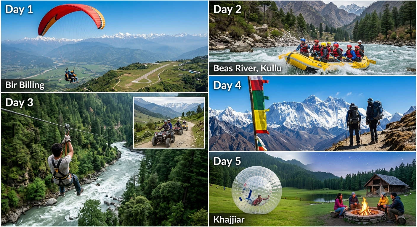 Top Experiences And Adventure Activities On A 5-Day Trip