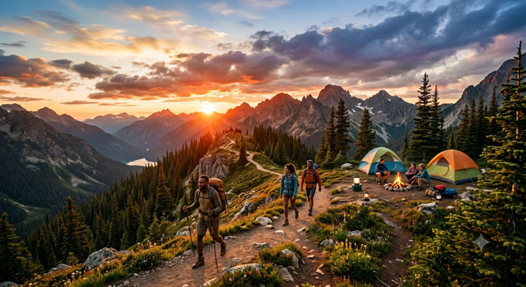 Trekking, Hiking and Camping