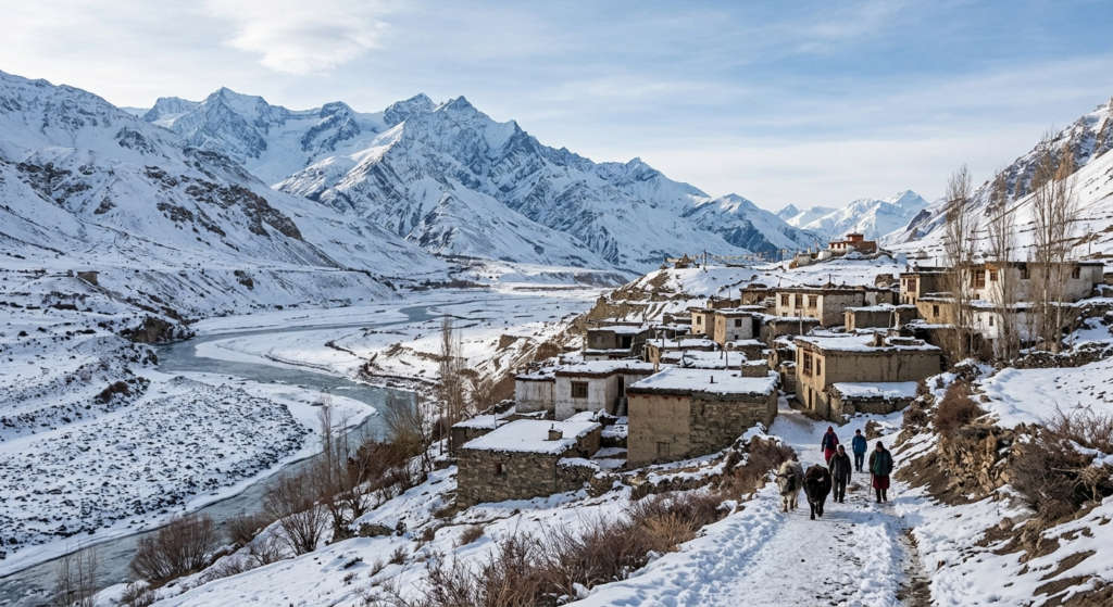 Villages and Sights to See in Spiti in Winter