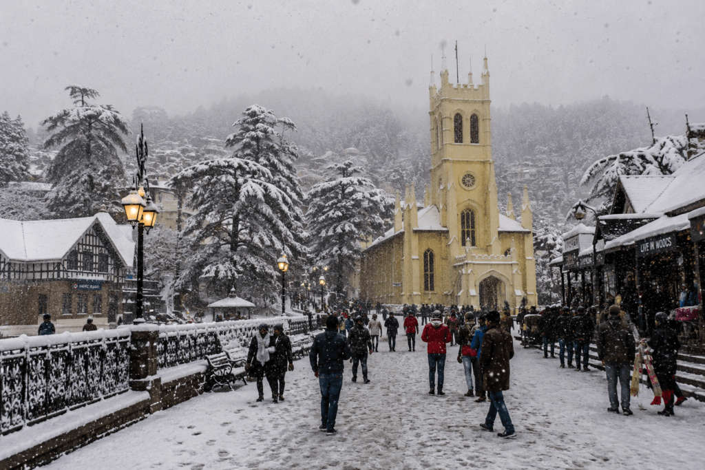 Weather in Shimla in Winter and January