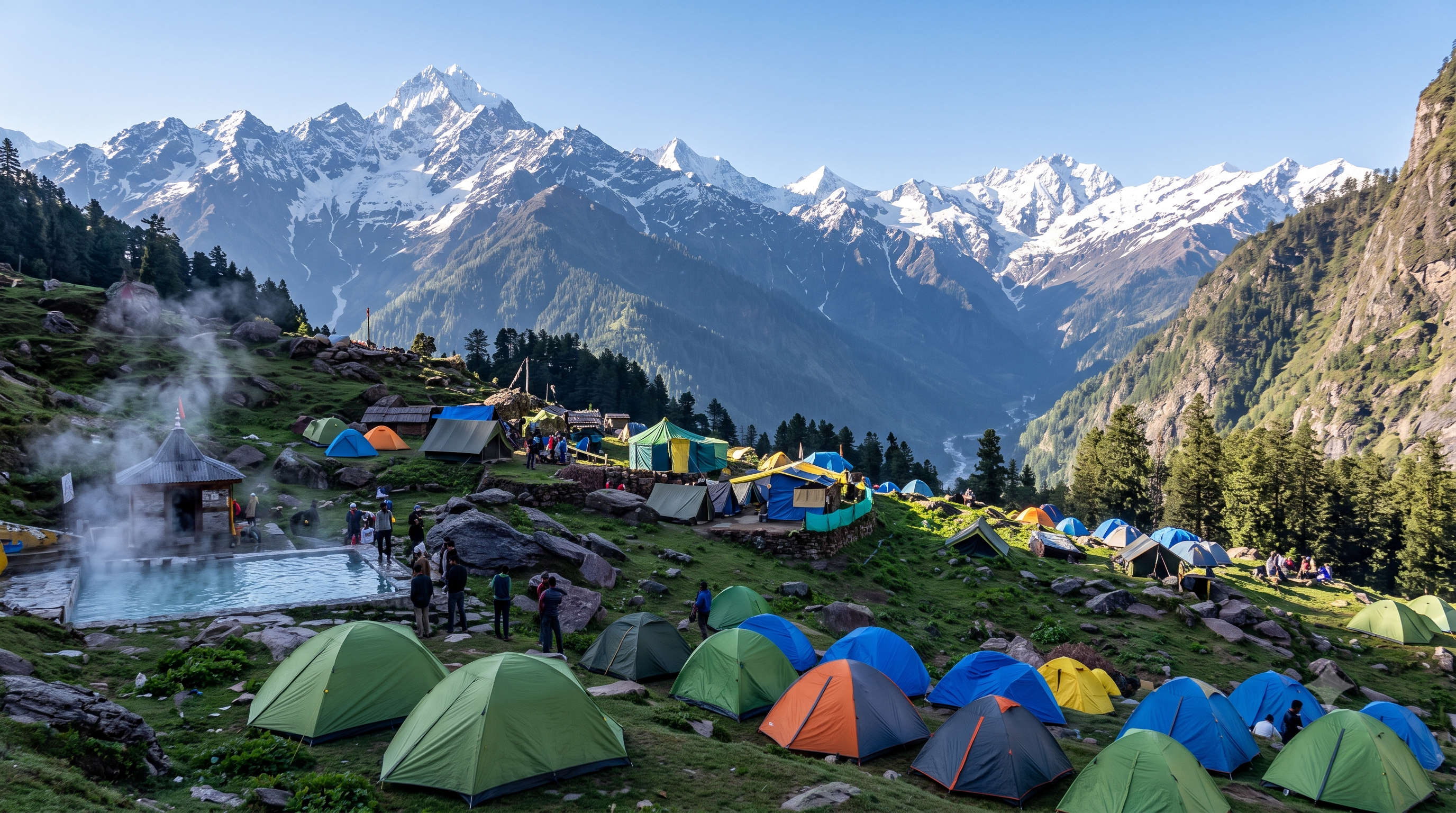 Where to Stay at Kheerganga