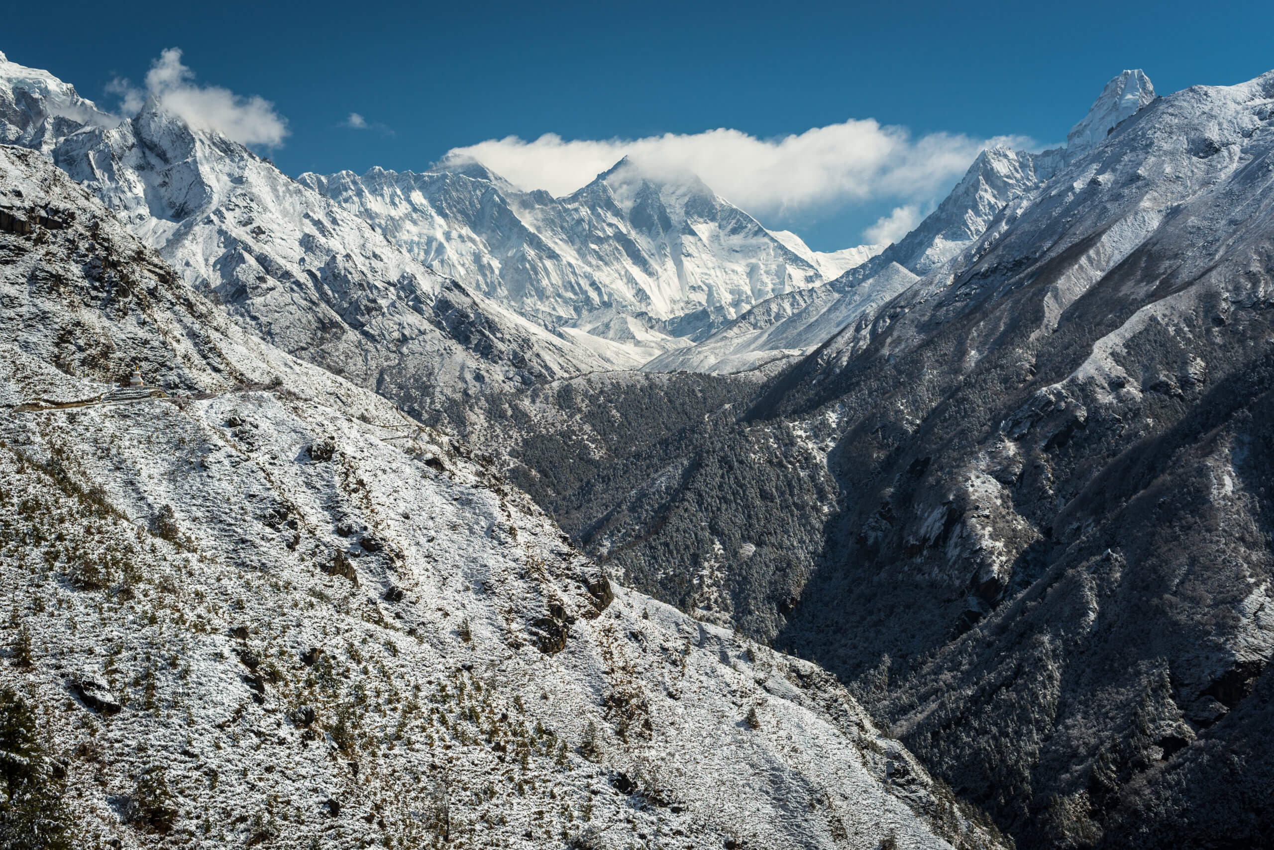 where to sea snow near kasol