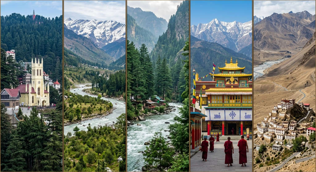 शहर वार खर्च शिमला बनाम मनाली बनाम कसोल बनाम धर्मशाला बनाम स्पीति